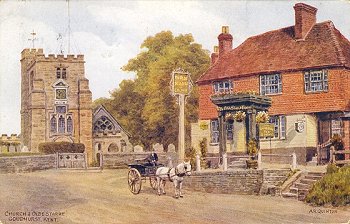 Church & "Olde Starre", Goudhurst, Kent