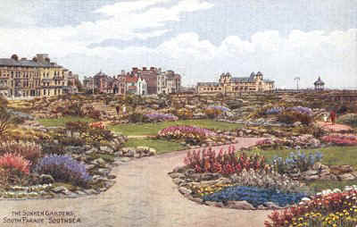 The Sunken Gardens, South Parade, Southsea.