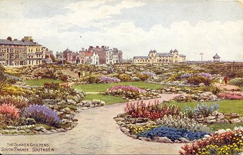 The Sunken Gardens, South Parade, Southsea.