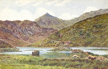 Llyn Llydaw & Snowdon