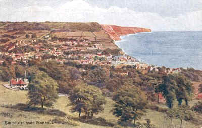 Sidmouth from Peak Hill