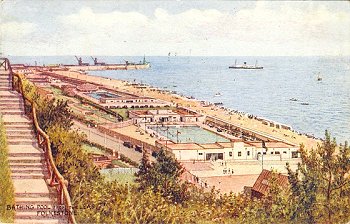 Bathing Pool from the Leas, Folkestone