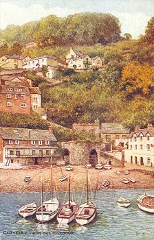 Clovelly from the Harbour.