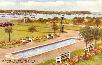 Brownsea Island & Poole Harbour, from Sandbanks Pavilion