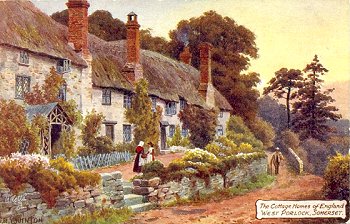 The Cottage Homes of England West Porlock, Somerset