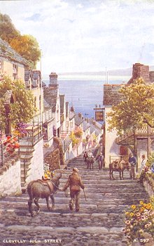 Clovelly High Street