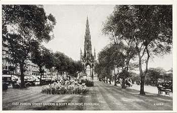 Princes Street looking West, Edinburgh. A.6175.