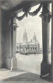 View from Concert Hall, Franco-British Exhibition, London, 1908