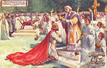 The Coronation of Harold Harefoot 1036