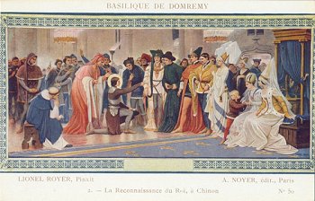 2. - La Reconnaissance du Roi,  Chinon