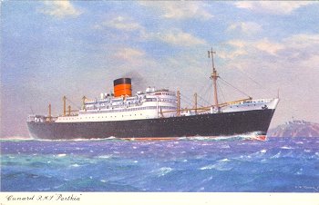 Cunard R.M.S. "Parthia"