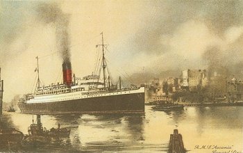 R.M.S. "Ascania" Cunard Line