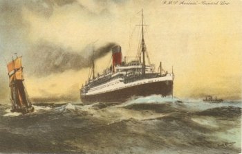 R.M.S. "Ausonia - Cunard Line
