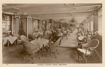 134 Garden Lounge, R.M.S. Aquitania