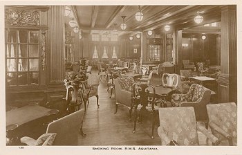 135 Smoking Room, R.M.S. Aquitania