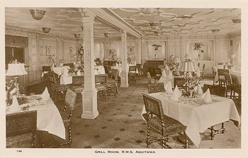 136 Grill Room, R.M.S. Aquitania