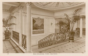 137 Main Staircase, R.M.S. Aquitania