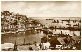 86530.J.V. Harbour and Piers, Brixham. (241)