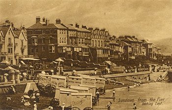 Sandown from the Pier, looking East.