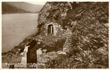 Teampul na Skellig, near St. Kevin's Bed, Glendalough, Ireland