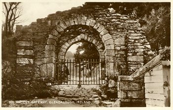 The Ancient Gateway, Glendalough, Ireland.